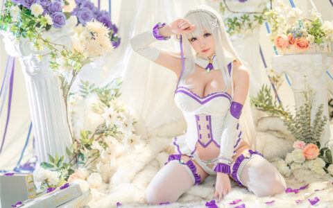 [Cosplay][8K]星之迟迟 NO.91 2021年正片合集 爱蜜莉雅同人 エミリア Emilia