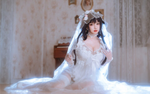 [Cosplay][8K]鬼畜瑶在不在w NO.51 57婚纱 57 Wedding Dress