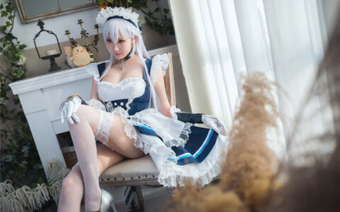 [Cosplay][8K]瓜希酱 NO.30 贝尔法斯特 Azur Lane Belfast