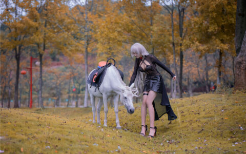 [Cosplay][8K]仙九Airi NO.16 黑贞马会 FGO Black Jeanne d’Arc
