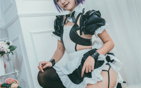 [Cosplay][8K]Roroki骷髅姫 NO.02 酒吞女仆 FGO Shuten-douji Maid