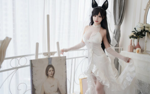 [Cosplay][8K]小仓千代w NO.18 爱宕婚纱 Azur Lane IJN Atago Wedding Dress
