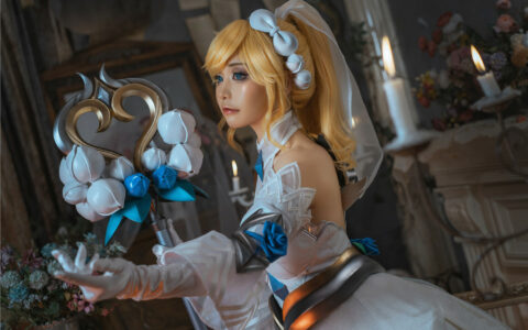 [Cosplay][8K]爆机少女喵小吉 Nekokoyoshi – 拉克丝·水晶玫瑰 LOL Luxanna Crownguard [NSFW]