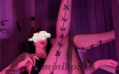 [IDOL][8K]可可幂 – 誘惑皮衣 噴水視頻 Black Fishnet Stocking [NSFW]