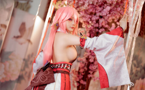 [Cosplay][8K]Joyce – 原神 八重神子 Genshin Impact Yae Miko [NSFW]