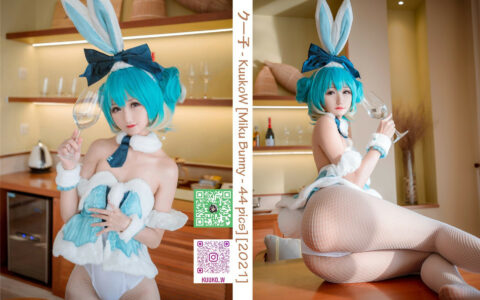 [Cosplay][8K]Kuuko W NO.52 Miku Bunny