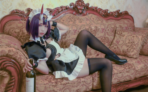 [Cosplay][8K]贞子蜜桃 NO.07 酒吞童子 女仆 shutendouji maid