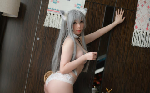 [Cosplay][8K]鹿野希 Vol.22 猫内衣 Kitty Underwear