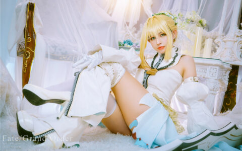 [Cosplay][8K]PingPing - NO.07 Nero Claudius Bride ver