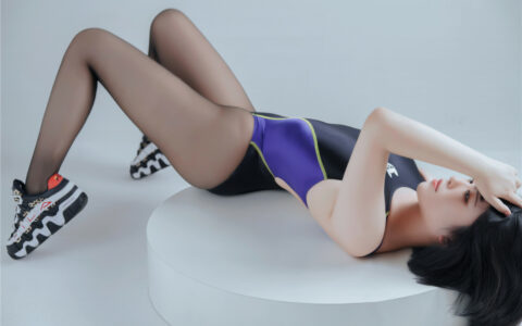 [Cosplay][8K]半半子 NO.53 竞泳 swim suit