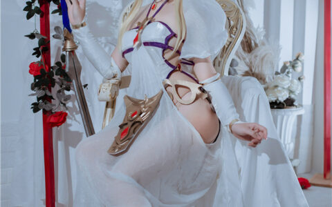 [Cosplay][8K]九曲Jean NO.68 定制剑圣女 Saint of the sword