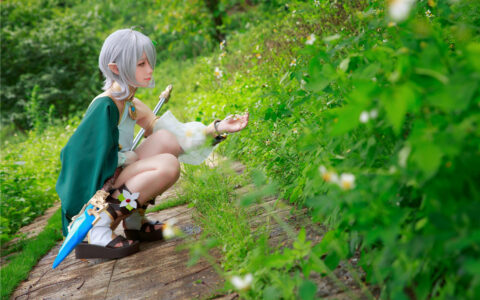 [Cosplay][8K]G44不会受伤 NO.63 可可萝 コッコロ Kokkoro