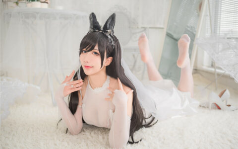 [Cosplay][8K]九曲Jean NO.65 爱宕婚纱 Azur Lane Atago Wedding Dress