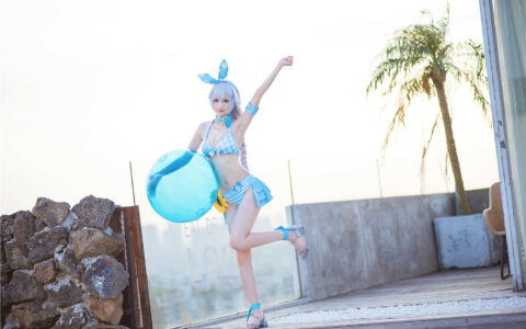 [Cosplay][8K]南宫 NO.80 琪亚娜泳装 Honkai Impact 3 Kiana Kaslana