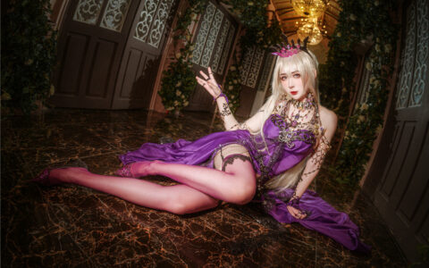 [Cosplay][8K]阮邑_Fairy NO.15 黑枪呆礼服 FGO Saber Alter Dress