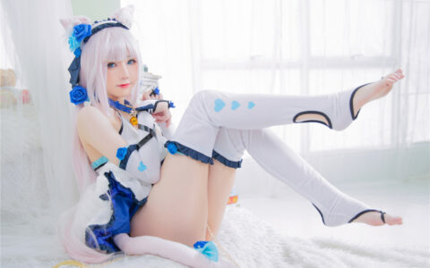 [Cosplay][8K]Sally Dorasnow NO.32 Nekopara Vanilla Lingerie