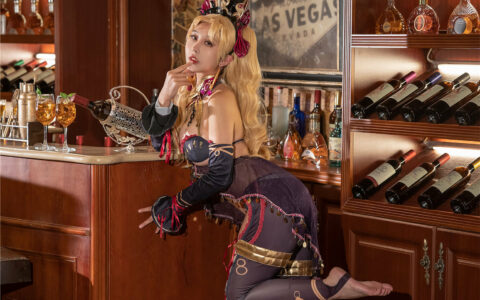 [Cosplay][8K]云溪溪 NO.23 奶桃 枪凛同人兔女郎 FGO Lancer Ereshkigal Bunny