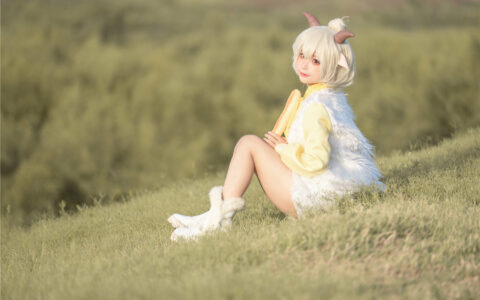 [Cosplay][8K]蠢沫沫 NO.181 懒羊羊 Lan Yang Yang