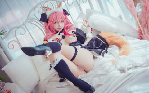 [Cosplay][8K]沖田凜花Rinka NO.65 Tamamo maid 玉藻の前 女仆