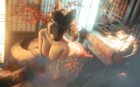[Cosplay][8K]蠢沫沫 – 小赤城 Azur Lane Akagi