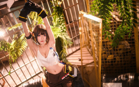 [Cosplay]阿包也是兔娘 NO.51 06月舰长《明日方舟 森蚺》Arknights Eunectes