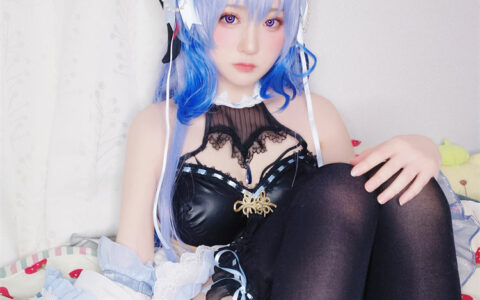 [Cosplay]Yuki亭 NO.02 甘雨メイド Genshin Impact Ganyu