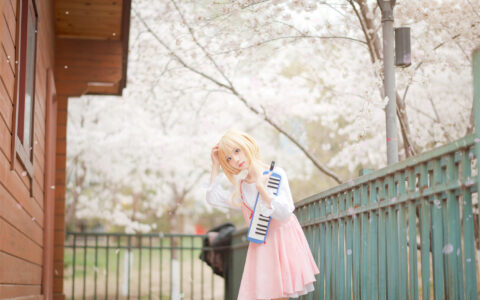 花柒Hana NO.20 宫园熏 粉裙 Miyazono Kaori Pink skirt
