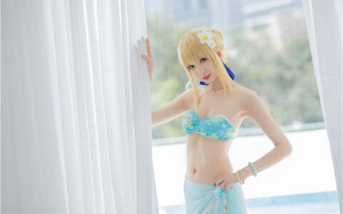 封疆疆v NO.17 阿尔托莉雅·潘德拉贡 泳装 FATE Altria Pendragon Swim suit