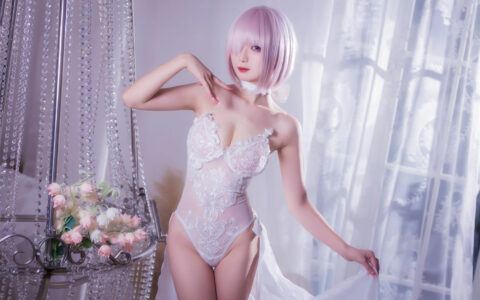 封疆疆v NO.18 玛修婚纱 Mash Kyrielight FGO Wedding Dress