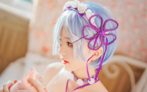 桜桃喵 NO.136 蕾姆睡裙 Rem Night Skirt