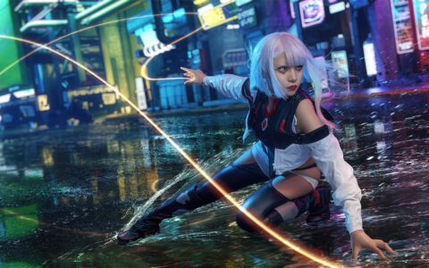爆机少女喵小吉 Nekokoyoshi - 赛博朋克 边缘行者 Lcuy Cyberpunk 2077 Lcuy[NSFW]