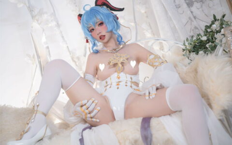 爆机少女喵小吉 Nekokoyoshi - 原神花嫁 优菈&甘雨 Genshin Imapct Eula Ganyu[NSFW]