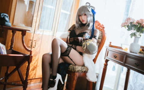 瓜希酱 NO.58 碧蓝航线 路易九世旗袍 Azur Lane St.Louis Qi Pao