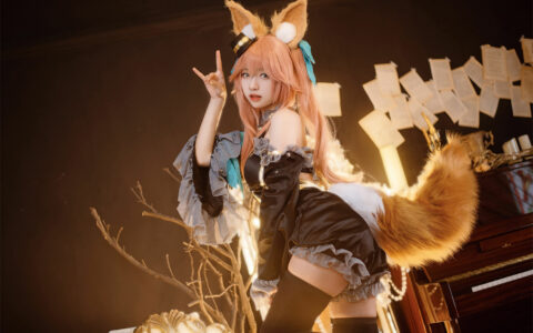 大大卷卷小卷 NO.18 玉藻前 漆黑の魔术服 Tamamo no Mae