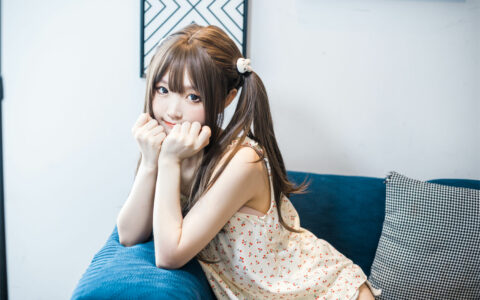 神沢永莉 NO.07 黄色吊带睡衣兔兔 camisole pajamas