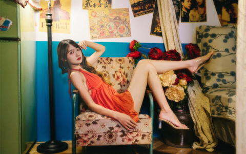 兔子Zzz不吃胡萝卜 NO.96 浪漫港风 Red Dress