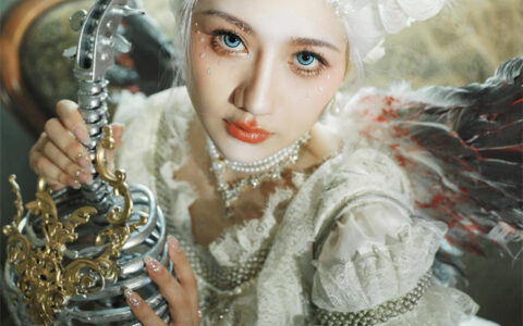 兔子Zzz不吃胡萝卜 NO.99 西梨和花 White Rose Witch
