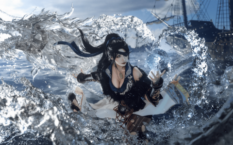 流一_喵喵喵喵喵喵 NO.02 雾海龙王 崔三娘 Naraka Bladepoin Cui San Niang