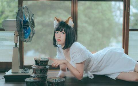 ElyEE子 NO.114 2023.July B-Dongitsune ~White dress 白洋裝狐少女