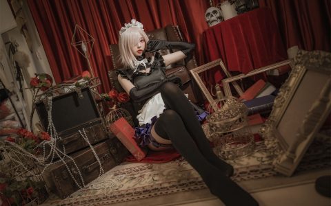 虫皿虫皿 NO.02 玛修女仆 FGO Mash Maid [13P-186MB]