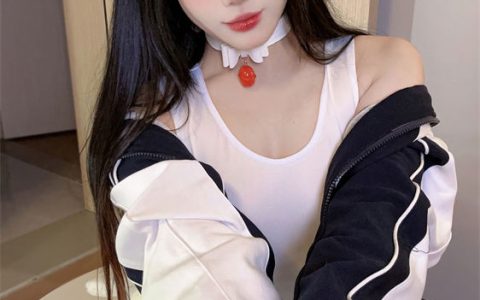 九言 - 白色体操服 White Gymsuit [32P-5V-311MB]
