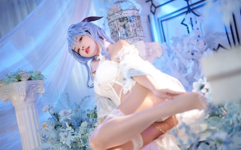 苏嫣嫣阿姨 NO.07 甘雨花嫁 Genshin Impact Ganyu Bride[12P-92MB]