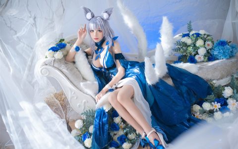 Tomoyo酱  - 碧蓝 信浓礼服 Azur Lane Shinano Dress [22P-95MB]