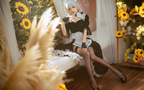 Tomoyo酱 - 碧蓝 赫敏女仆 Azur Lane Hermione Maid [23P-157MB]