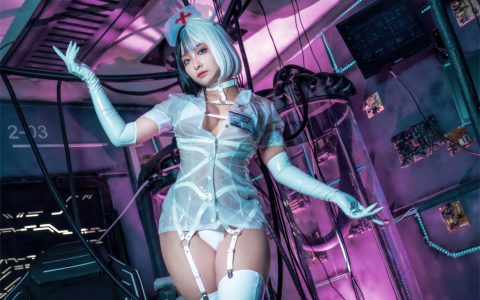 洛璃LoLiSAMA - 透明护士 See-through Nurse[37P／459MB]