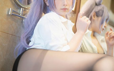 樱梨梨 - 刻晴秘书 Genshin Impact Keqing [23P／186MB]