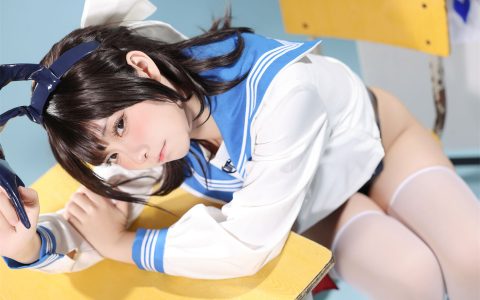 G44不会受伤 - 水手服兔女郎咖啡厅 sailor suit bunny [27P／350MB]