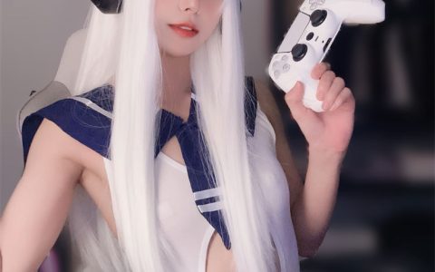 布丁大法 – 白毛女友 White Hair Girlfriend [27P+3V／142MB]