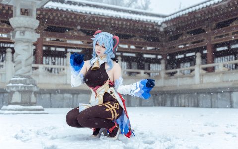 虎森森 – 原神 甘雨 雪景 Genshin Impact Ganyu[42P／298MB]