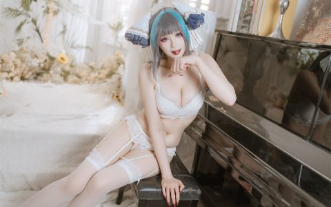 兔胖胖min - 柴郡 礼服 Azur Lane Cheshire Dress [40P／674MB]